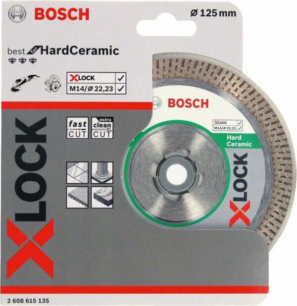 23 мм BOSCH X-LOCK Best for Hard Ceramic (2608615135) купить в сети строительных магазинов Мастак