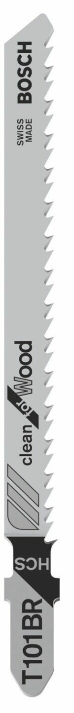 Пилка для электролобзика BOSCH Clean for Wood T101BR (2608633623) купить в сети строительных магазинов Мастак