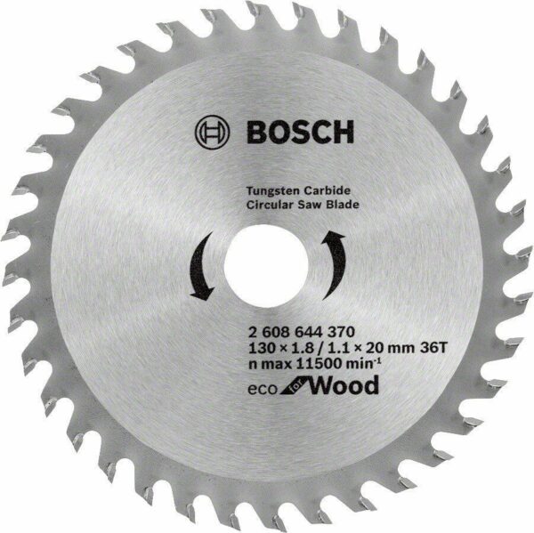 Диск пильный 130х20 мм 36 зубьев BOSCH Eco for Wood (2608644370) купить в сети строительных магазинов Мастак