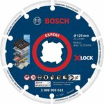 Круг алмазный 125х22 мм по металлу BOSCH X-LOCK Expert for Metal (2608900533) купить в сети строительных магазинов Мастак