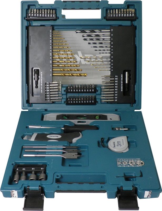Набор оснастки MAKITA 104 предмета (D-31778) купить в Мастак Набор оснастки MAKITA 104 предмета (D-31778) купить в сети строительных магазинов Мастак