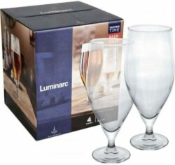 Набор бокалов для пива LUMINARC Tasting time. Пивной тюльпан 4 штуки 620 мл (P9241) купить в сети строительных магазинов Мастак