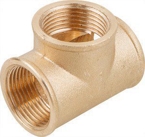 Тройник латунный 1" с внутренней резьбой ЦВЕТЛИТ (ЦРБ0089) купить в Мастак Тройник латунный 1" с внутренней резьбой ЦВЕТЛИТ (ЦРБ0089) купить в сети строительных магазинов Мастак