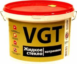 Стекло натриевое жидкое VGT 3кг купить в сети строительных магазинов Мастак