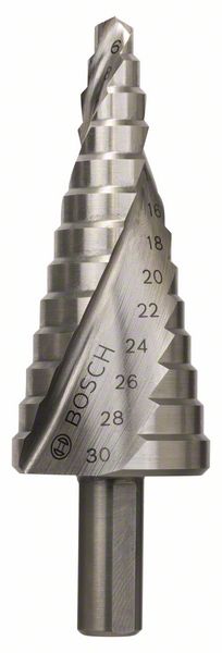 Сверло по металлу ступенчатое 6-30 мм BOSCH (2608597520) купить в сети строительных магазинов Мастак