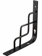 Полкодержатель AKS QUADRO 200х200х20х3 мм черный (68560) купить в сети строительных магазинов Мастак