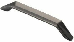 Ручка мебельная скоба AKS Prizma-128 брашированный темный никель (61272) купить в сети строительных магазинов Мастак