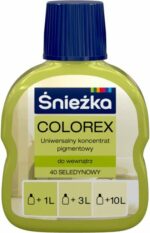 Колер SNIEZKA Colorex №40 светло-зеленый 0