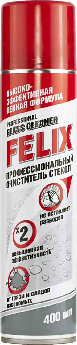 Очиститель стекол FELIX 400 мл (411040002) купить в сети строительных магазинов Мастак