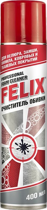 Очиститель обивки FELIX 400 мл (411040008) купить в сети строительных магазинов Мастак