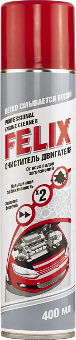 Очиститель двигателя FELIX 400 мл (411040012) купить в сети строительных магазинов Мастак