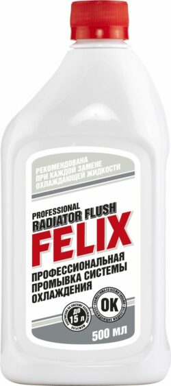 Промывка системы охлаждения FELIX 500 мл (411040014) купить в сети строительных магазинов Мастак