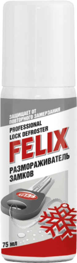 Размораживатель замков FELIX 75 мл (411040017) купить в сети строительных магазинов Мастак
