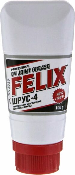 Смазка литиевая для шрус FELIX ШРУС-4 100 г (411040096) купить в сети строительных магазинов Мастак