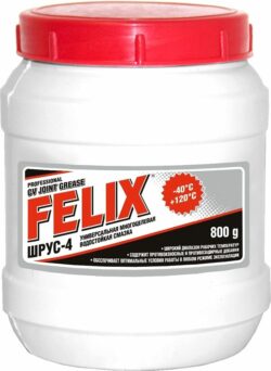 Смазка литиевая для шрус FELIX ШРУС-4 800 г (411040098) купить в сети строительных магазинов Мастак