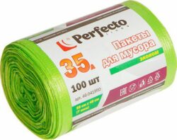 Пакеты для мусора PERFECTO LINEA Эконом 35 л 100 штук (46-041950) купить в сети строительных магазинов Мастак