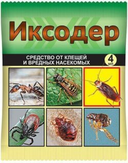 Инсектицид ВАШЕ ХОЗЯЙСТВО Иксодер 4 мл купить в сети строительных магазинов Мастак