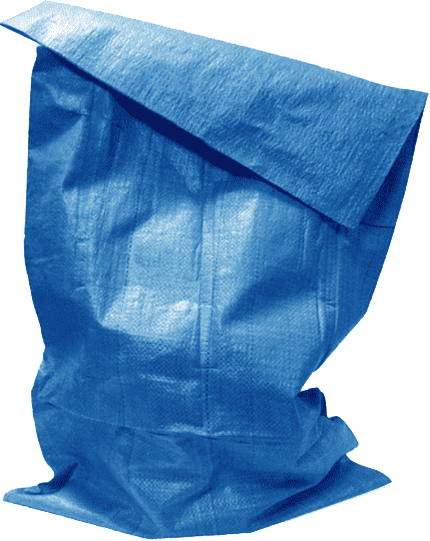 Мешок полипропиленовый для мусора усиленный 50х90 см синий (4814273004544) купить в сети строительных магазинов Мастак