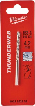 2x43x75 мм MILWAUKEE Thunderweb HSS-G (4932352353) купить в сети строительных магазинов Мастак