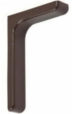 Полкодержатель-регоменсоль AKS 18 см 2 штуки темно-коричневый (23313) купить в сети строительных магазинов Мастак