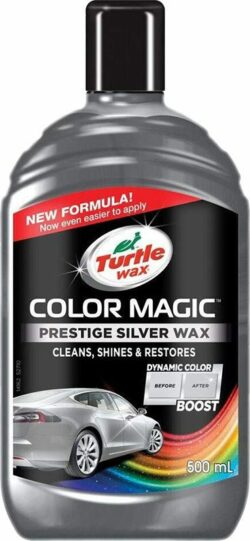 Полироль TURTLE WAX Color Magic Prestige Silver серебро 500 мл (53239) купить в сети строительных магазинов Мастак