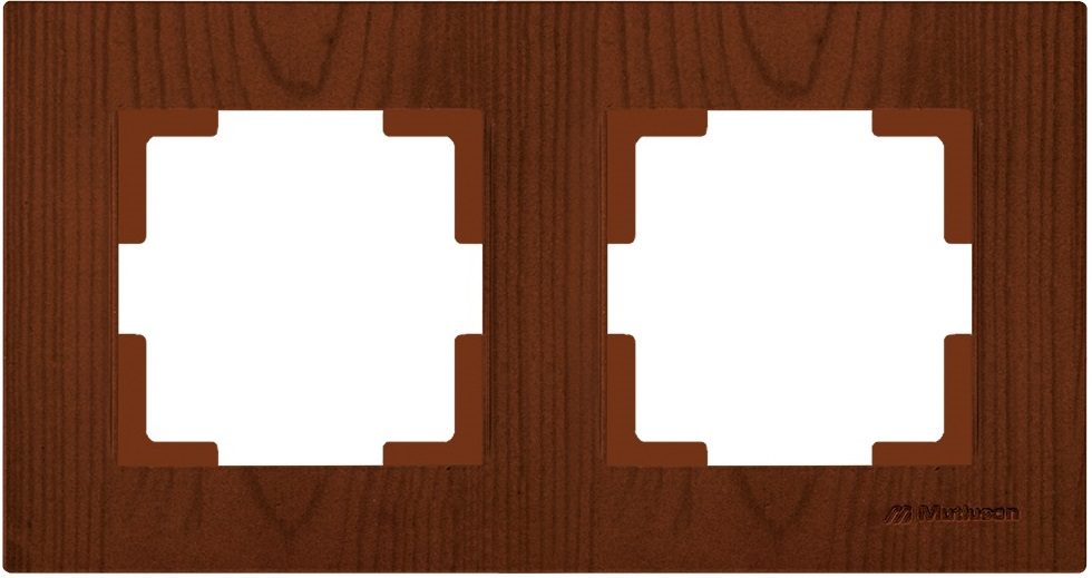 Рамка двухместная MUTLUSAN Rita орех (2220 800 1257) купить в Мастак Рамка двухместная MUTLUSAN Rita орех (2220 800 1257) купить в сети строительных магазинов Мастак