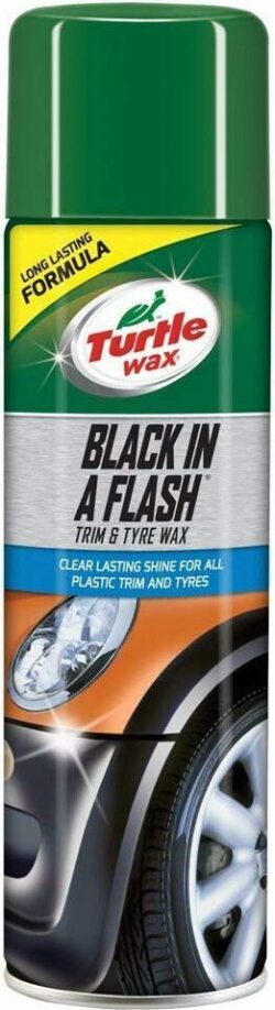 Полироль для пластика и резины TURTLE WAX Black In A Flash 500 мл (53922.1) купить в сети строительных магазинов Мастак