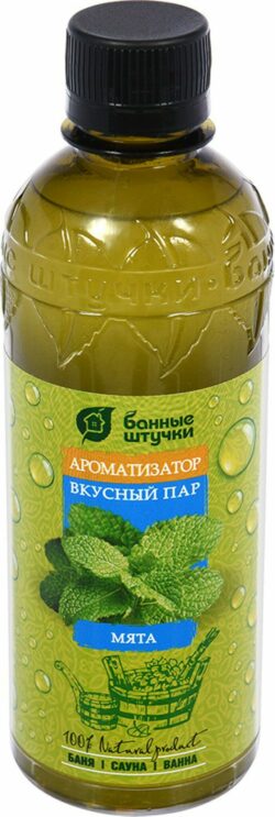 Ароматизатор БАННЫЕ ШТУЧКИ Вкусный пар Мята 350 мл (32228) купить в сети строительных магазинов Мастак