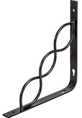 Полкодержатель AKS INFINITY 200х200х20х3 мм черный (68525) купить в Мастак Полкодержатель AKS INFINITY 200х200х20х3 мм черный (68525) купить в сети строительных магазинов Мастак