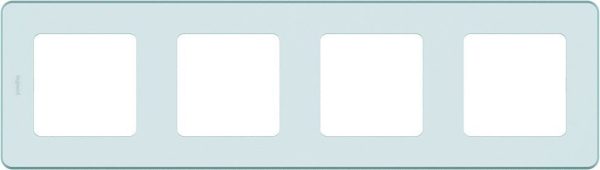 Рамка четырехместная LEGRAND Inspiria мятная (673965) купить в Мастак Рамка четырехместная LEGRAND Inspiria мятная (673965) купить в сети строительных магазинов Мастак