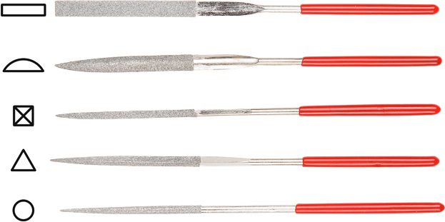 Набор надфилей алмазных 140х50х3мм 5 предметов STARTUL Profi (ST4046-5) купить в Мастак Набор надфилей алмазных 140х50х3мм 5 предметов STARTUL Profi (ST4046-5) купить в сети строительных магазинов Мастак