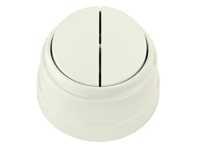 Выключатель двухклавишный наружный BYLECTRICA Ретро бежевый (А510-2202беж) купить в Мастак Выключатель двухклавишный наружный BYLECTRICA Ретро бежевый (А510-2202беж) купить в сети строительных магазинов Мастак