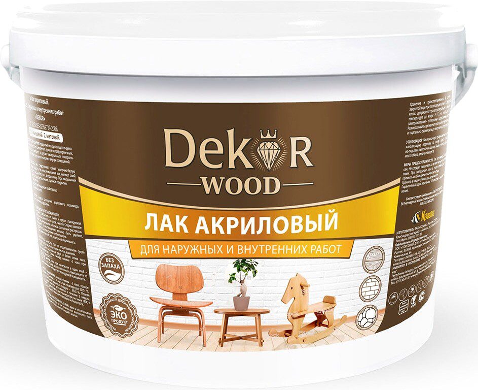 Лак акриловый DEKOR универсальный матовый 0 Лак акриловый DEKOR универсальный матовый 0