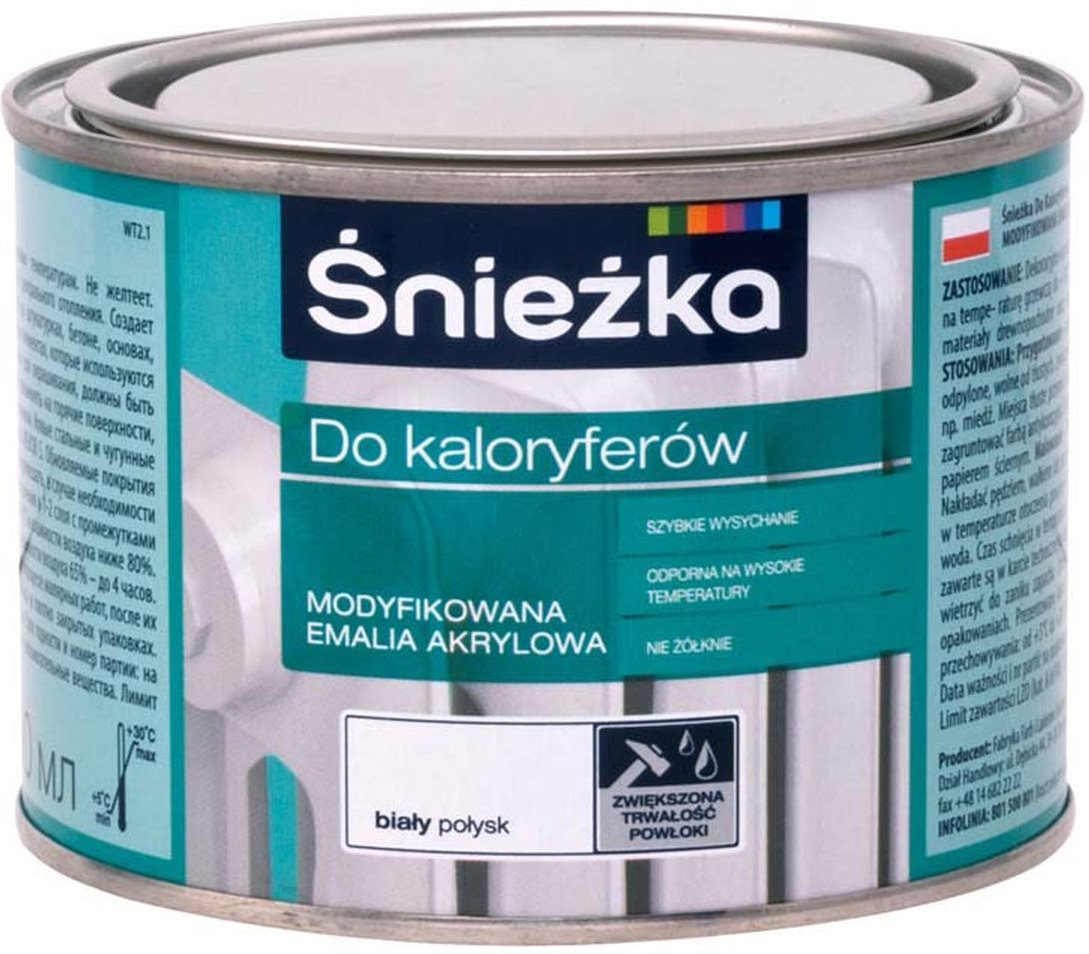 Эмаль акриловая SNIEZKA для радиаторов 0 Эмаль акриловая SNIEZKA для радиаторов 0