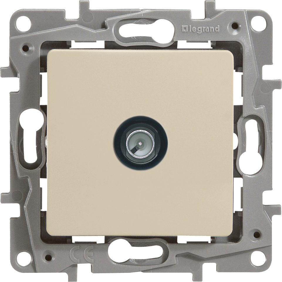 Розетка телевизионная звезда LEGRAND Etika слоновая кость (672351) купить в Мастак Розетка телевизионная звезда LEGRAND Etika слоновая кость (672351) купить в сети строительных магазинов Мастак