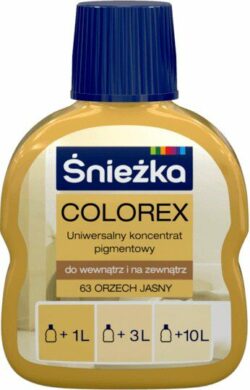 Колер SNIEZKA Colorex №63 орех светлый 0