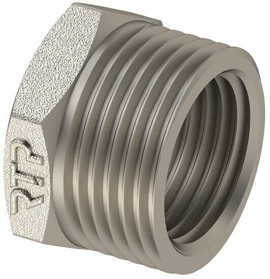 Футорка латунная наружная-внутренняя 1 1/4"x3/4" РосТурПласт (25127) купить в Мастак Футорка латунная наружная-внутренняя 1 1/4"x3/4" РосТурПласт (25127) купить в сети строительных магазинов Мастак