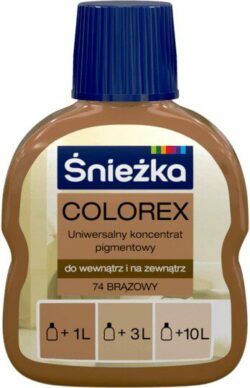 Колер SNIEZKA Colorex №74 коричневый 0