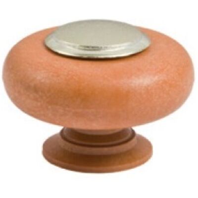 Ручка мебельная кнопка AKS Patrex №20 ольха Ручка мебельная кнопка AKS Patrex №20 ольха