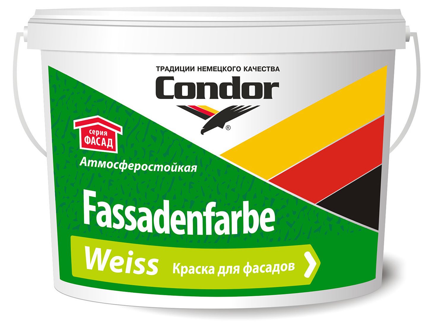Краска ВД акриловая CONDOR Fassadenfarbe-Weiss 15 кг купить в Мастак Краска ВД акриловая CONDOR Fassadenfarbe-Weiss 15 кг купить в сети строительных магазинов Мастак