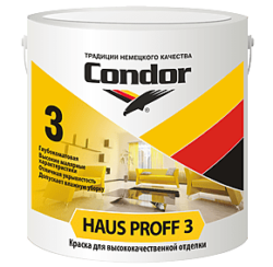 Краска ВД CONDOR Haus Proff 3 6