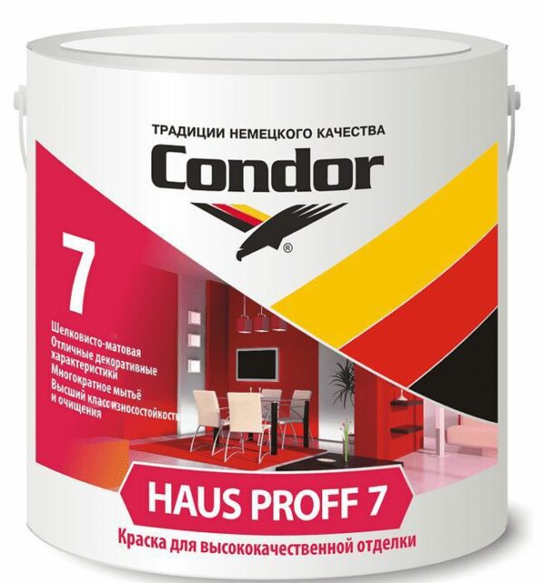 Краска ВД CONDOR Haus Proff 7 6