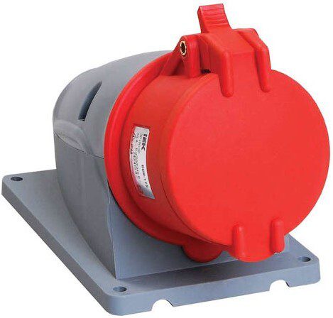 Розетка силовая 16А 380В 3P+PE+N IP44 IEK (255678) купить в Мастак Розетка силовая 16А 380В 3P+PE+N IP44 IEK (255678) купить в сети строительных магазинов Мастак