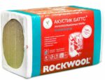 Утеплитель в плитах минвата ROCKWOOL Акустик Баттс 100x1000x600 купить в сети строительных магазинов Мастак