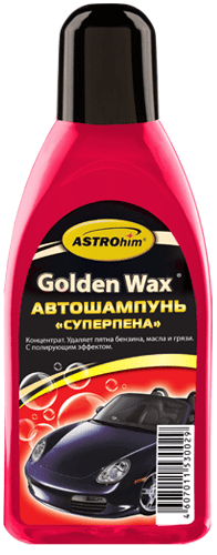 Автошампунь АСТРОХИМ Суперпена Golden Wax 500 мл (Ас-305) купить в сети строительных магазинов Мастак