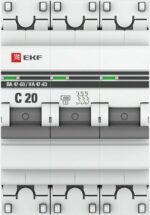 5кA (mcb4763-3-20C-pro)  купить в сети строительных магазинов Мастак