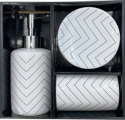 Набор аксессуаров для ванной DOMINADO (B4002C-S3) купить в сети строительных магазинов Мастак