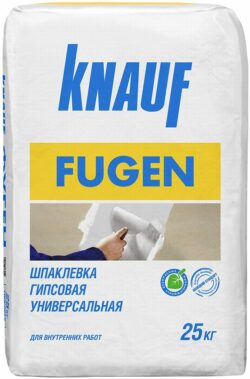 Шпатлевка гипсовая старт-финиш KNAUF Fugen 25 кг купить в сети строительных магазинов Мастак