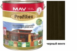 Пропитка PROFITEX Черный венге 1 л купить в сети строительных магазинов Мастак