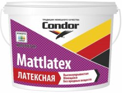 Краска латексная CONDOR Mattlatex 7